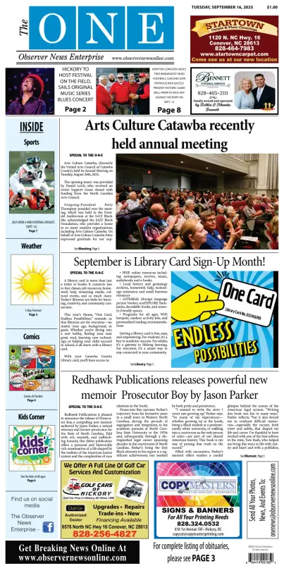 Cover of Observer News Enterprise