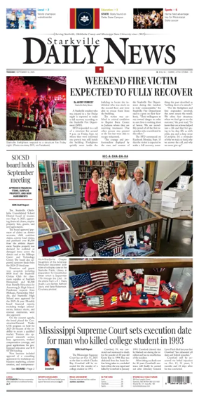 Cover of Starkville Daily News