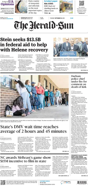 Cover of The Herald Sun