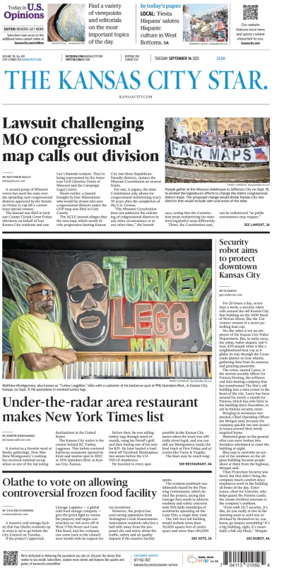 Cover of The Kansas City Star