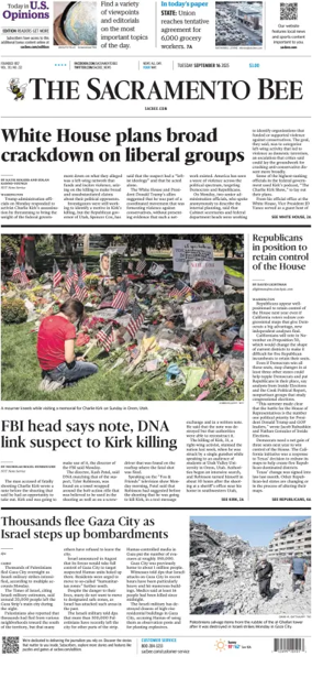 Cover of The Sacramento Bee