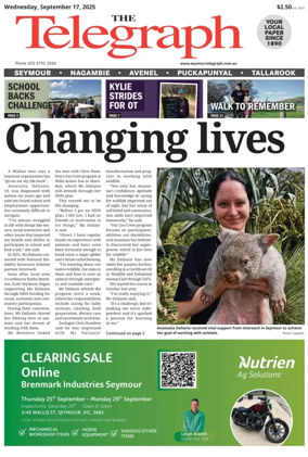 Cover of Seymour Telegraph