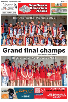 Cover of Southern Riverina news