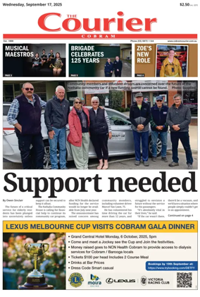 Cover of The Cobram Courier