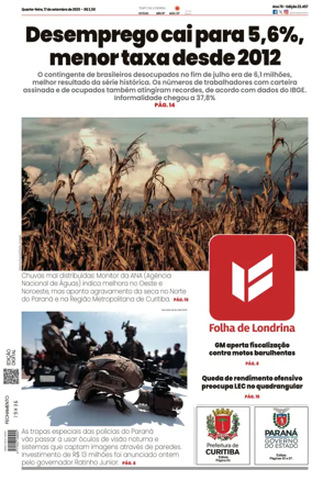 Cover of Folha de Londrina