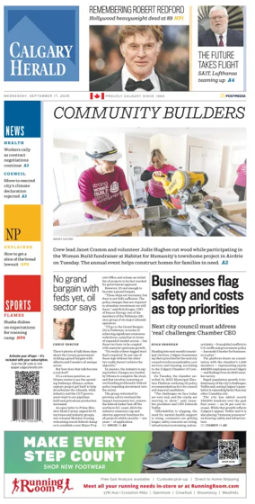 Cover of Calgary Herald