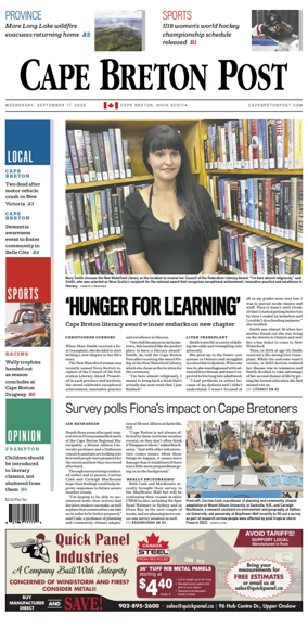 Cover of Cape Breton Post