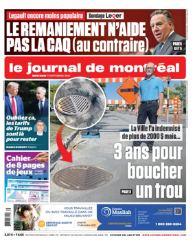 Cover of Le Journal de Montreal