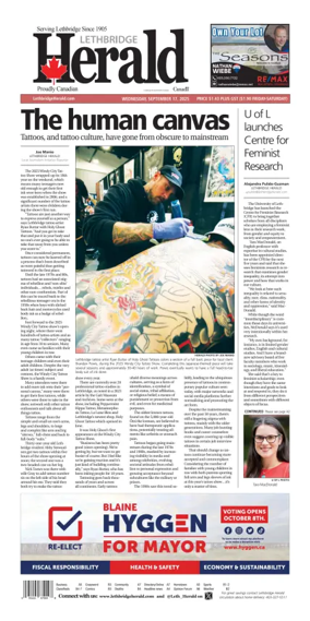 Cover of Lethbridge Herald