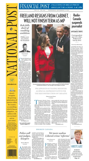 Cover of National Post - (National Edition)