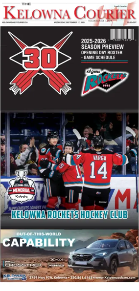 Cover of The Daily Courier