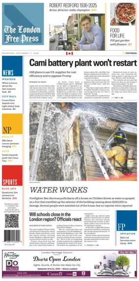Cover of The London Free Press