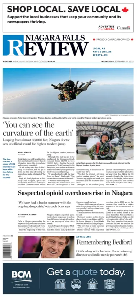 Cover of The Niagara Falls Review