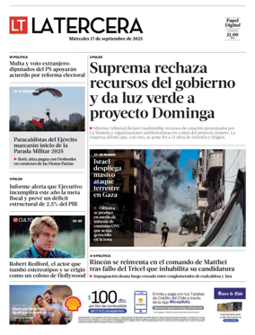 Cover of La Tercera