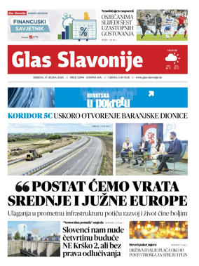 Cover of Glas Slavonije