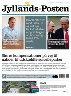 Cover of Jyllands-Posten