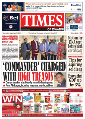 Cover of Times of Eswatini