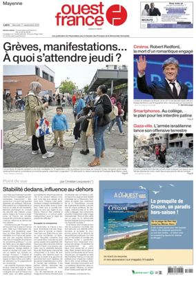 Cover of Ouest France (Laval)
