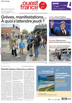 Cover of Ouest France (Pays d'Auge)