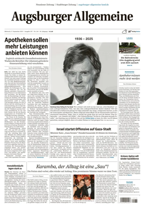 Cover of Augsburger Allgemeine (Land West)