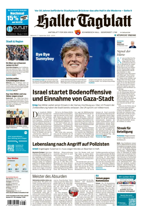 Cover of Haller Tagblatt