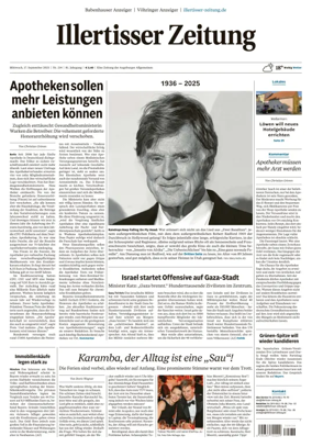 Cover of Illertisser Zeitung