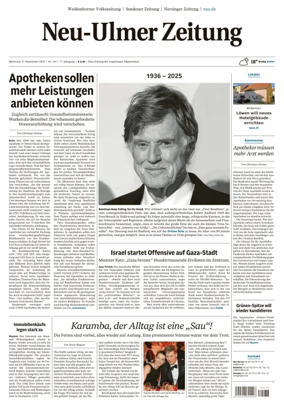 Cover of Neu-Ulmer Zeitung