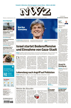 Cover of NWZ  (Göppinger Kreisnachrichten)