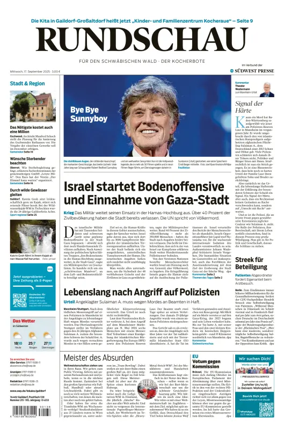 Cover of Rundschau für den Schwäbischen Wald – Der Kocherbote