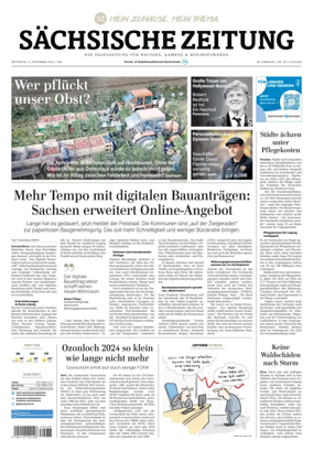 Cover of Sächsische Zeitung (Bautzen- Bischofswerda)
