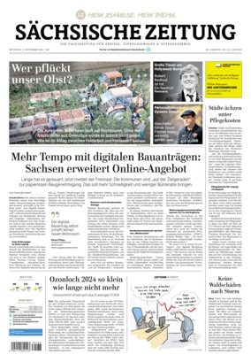 Cover of Sächsische Zeitung  (Freital)