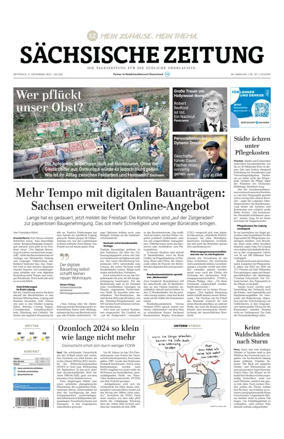 Cover of Sächsische Zeitung  (Löbau-Zittau)