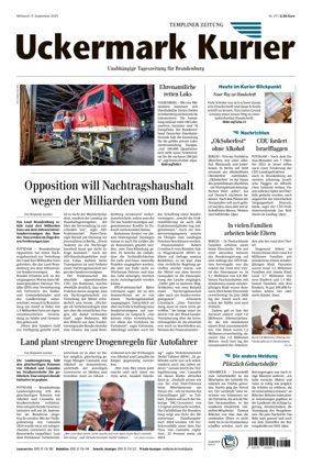 Cover of Templiner Zeitung