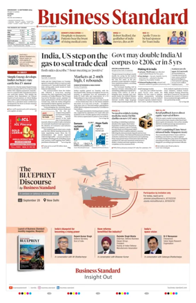 Cover of Business Standard