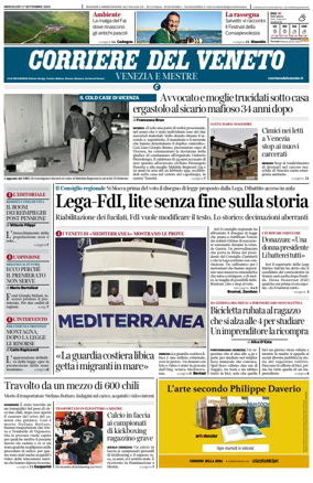 Cover of Corriere del Veneto (Venezia e Mestre)