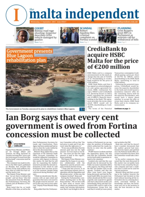 Cover of Malta Independent
