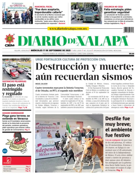 Cover of Diario de Xalapa