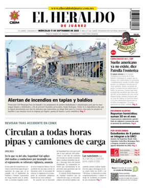 Cover of El Heraldo de Juarez