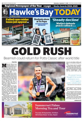 Cover of Hawke's Bay Today