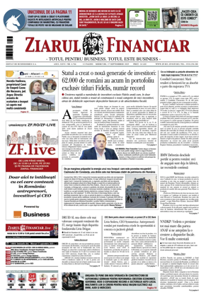 Cover of Ziarul Financiar