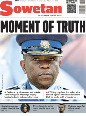 Cover of Sowetan