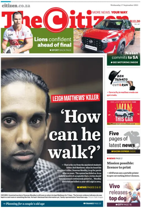 Cover of The Citizen (Gauteng)