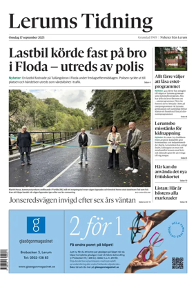 Cover of Lerums Tidning