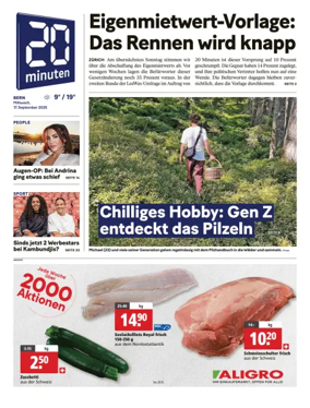 Cover of 20 Minuten - Bern