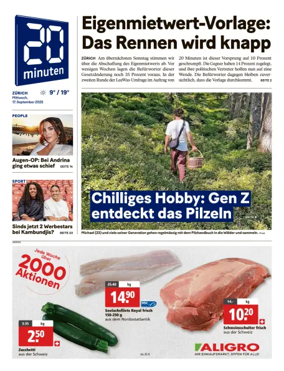 Cover of 20 Minuten - Zurich