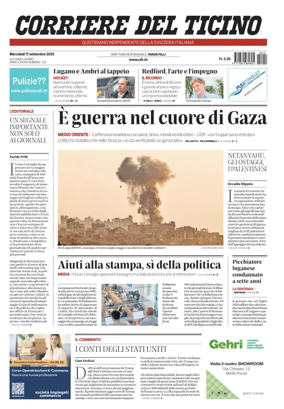 Cover of Corriere del Ticino