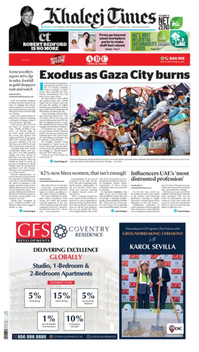 Cover of Khaleej Times