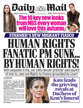 Cover of Daily Mail