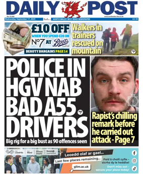Cover of Daily Post (North Wales)