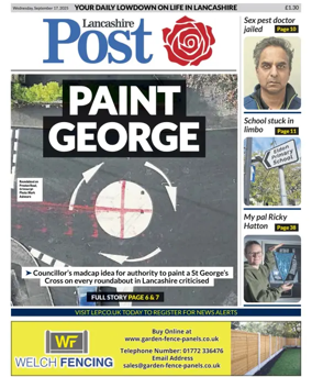 Cover of Lancashire Evening Post